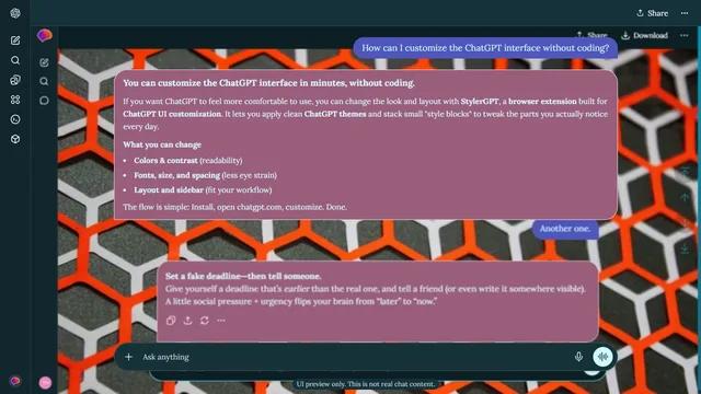 Drifting Canyon theme preview