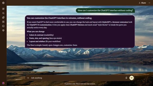 Drifting Range theme preview