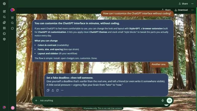 Frosted Crest theme preview