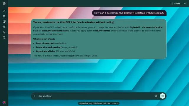 Frosted Field theme preview