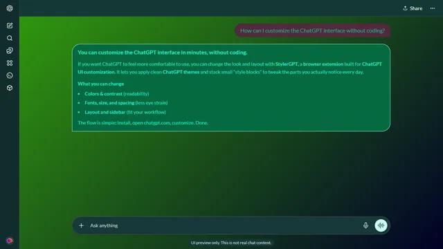 Frosted Quay theme preview