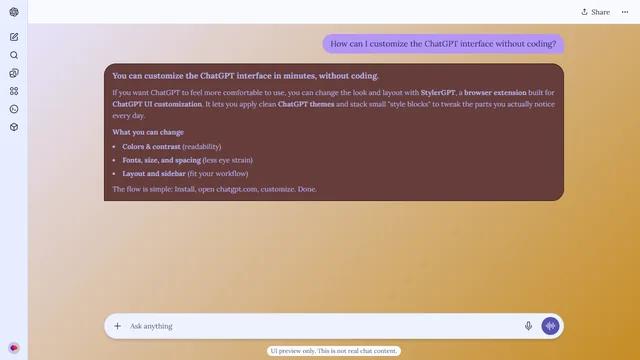 Frosted Surface theme preview