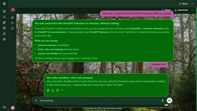 Gentle Echo theme preview