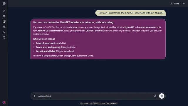 Glare Slate Night theme preview