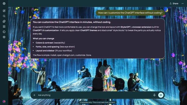 Glowing Echo theme preview