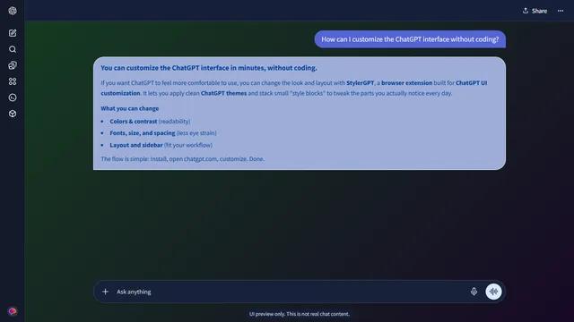 Glowing Metro theme preview