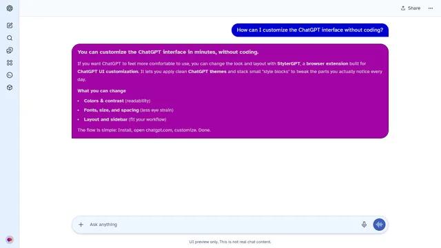 High Contrast Blue Light theme preview