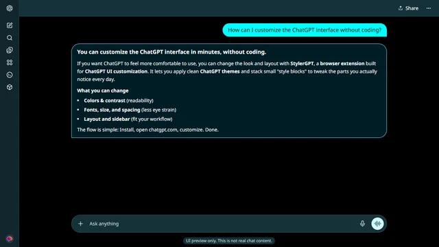 High Contrast Cyan theme preview