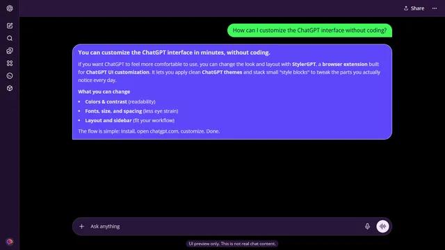High Contrast Violet Night theme preview