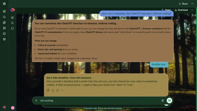 Hushed District theme preview