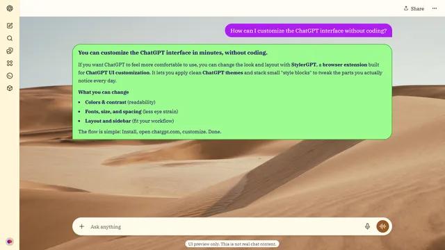 Hushed Drift theme preview