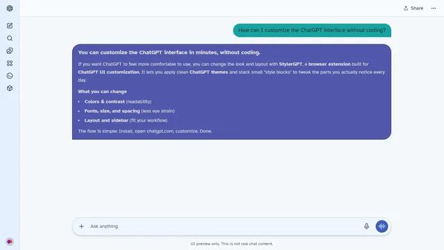 Low Contrast Bold theme preview