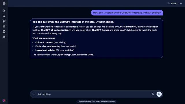 Low Vision Navy theme preview