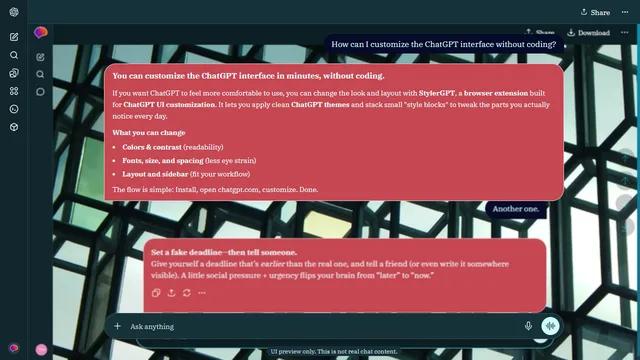 Lucent City theme preview