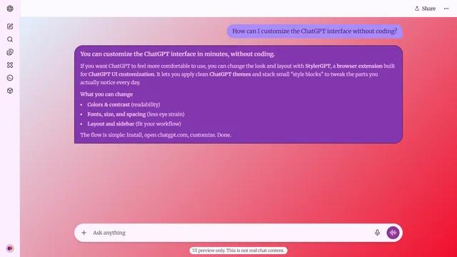 Muted Layer theme preview