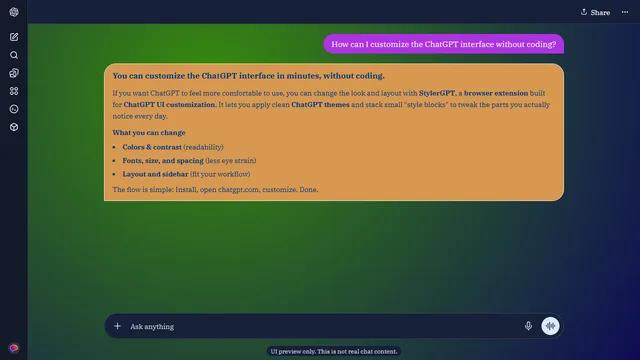 Muted Meadow theme preview