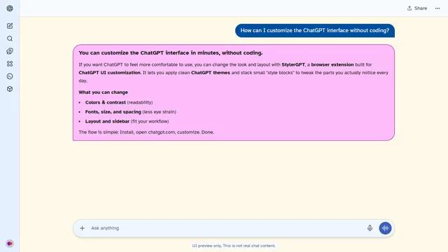 Protanomaly Cream theme preview