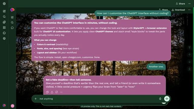 Quiet Echo theme preview