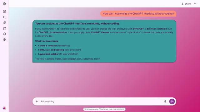 Quiet Layer theme preview