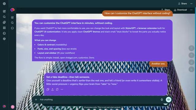 Serene Contour theme preview