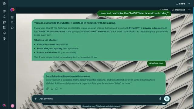Shadowed Canopy theme preview