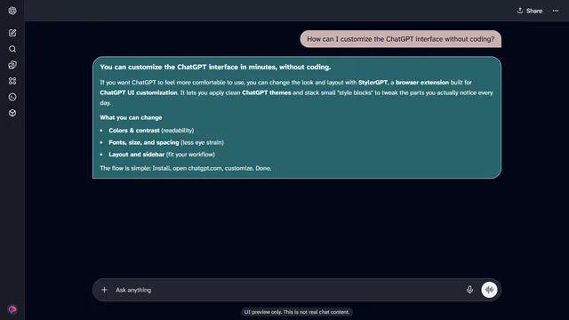 Slate Focus Night theme preview
