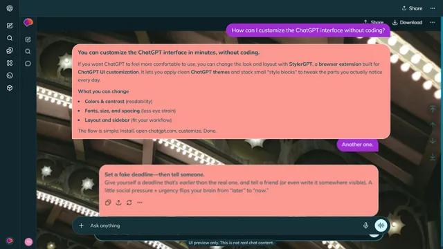 Smoky Contour theme preview