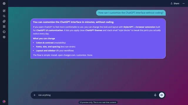 Smoky Metro theme preview