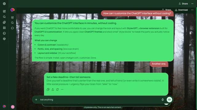 Still Dune theme preview