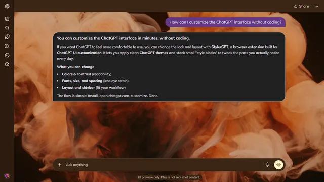 Still Veil theme preview