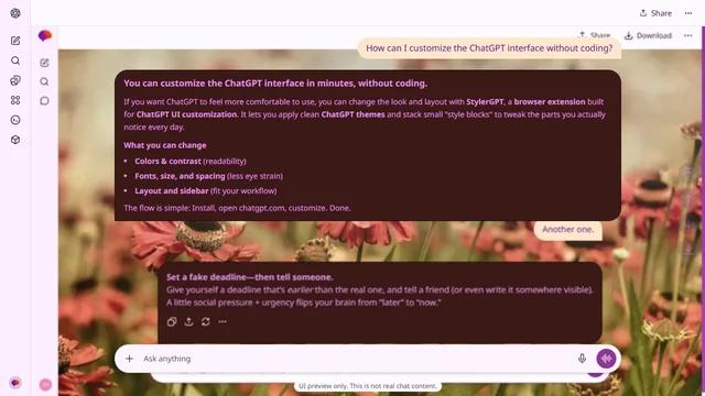 Sunlit Haze theme preview