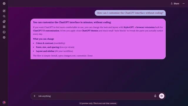 Veil Drift theme preview
