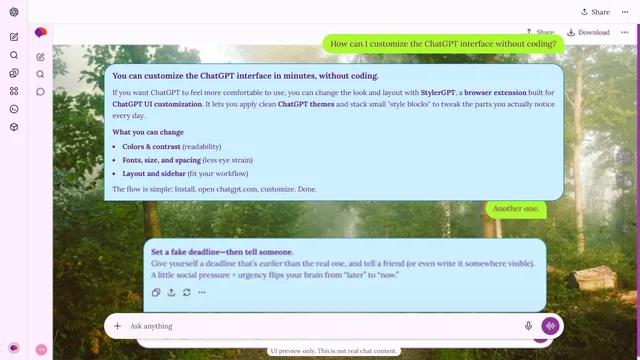 Windswept Grid theme preview