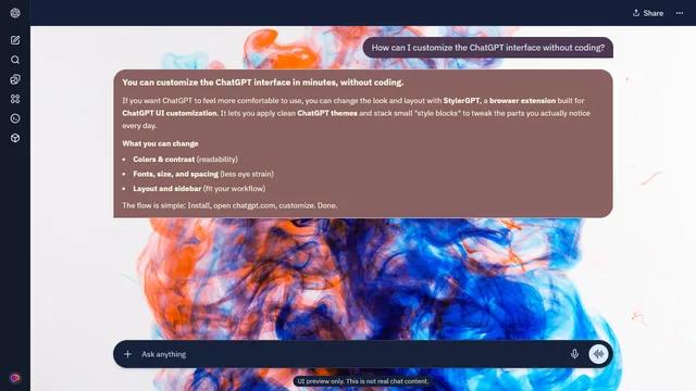 Windswept Water theme preview