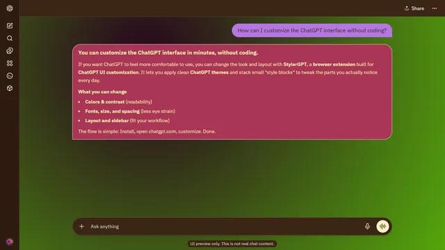 Woven River theme preview