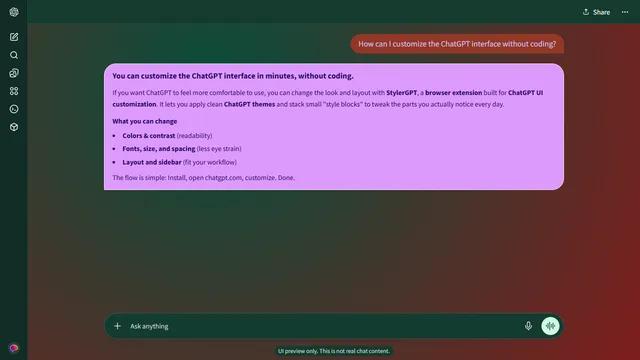 Zenith Crown theme preview