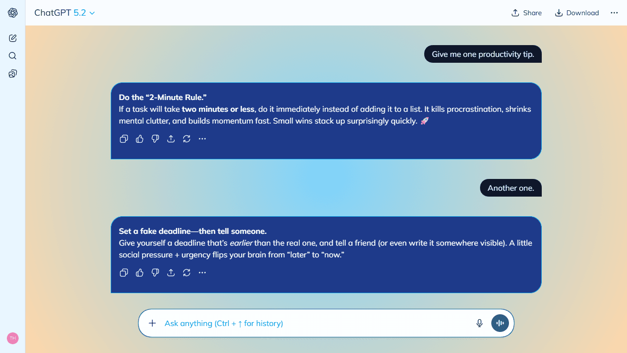 Ember Aura theme preview