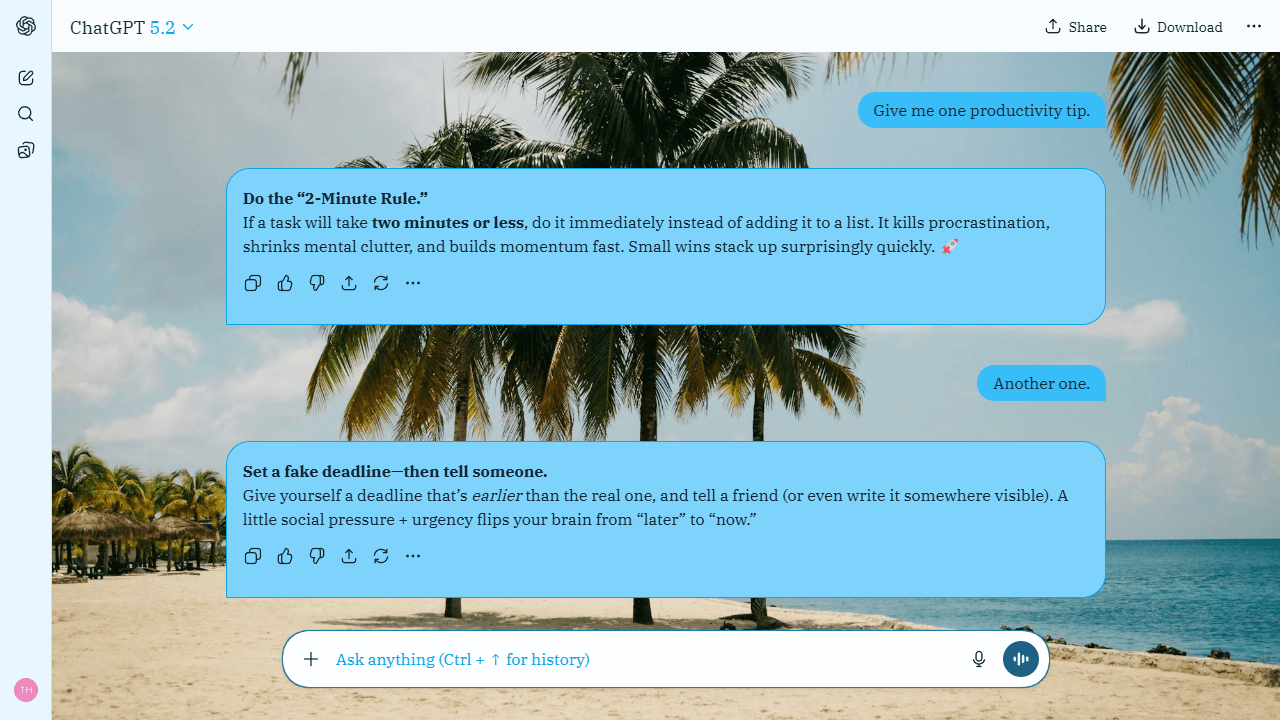 Faded Cloud theme preview
