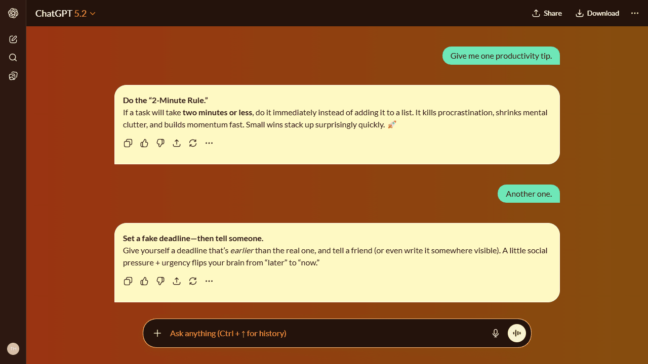 Flux Range theme preview