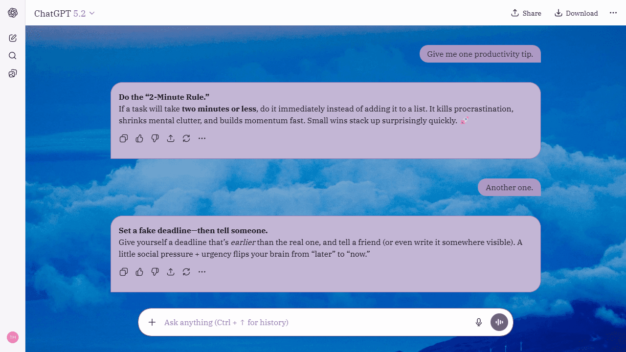 Frosted Nimbus theme preview