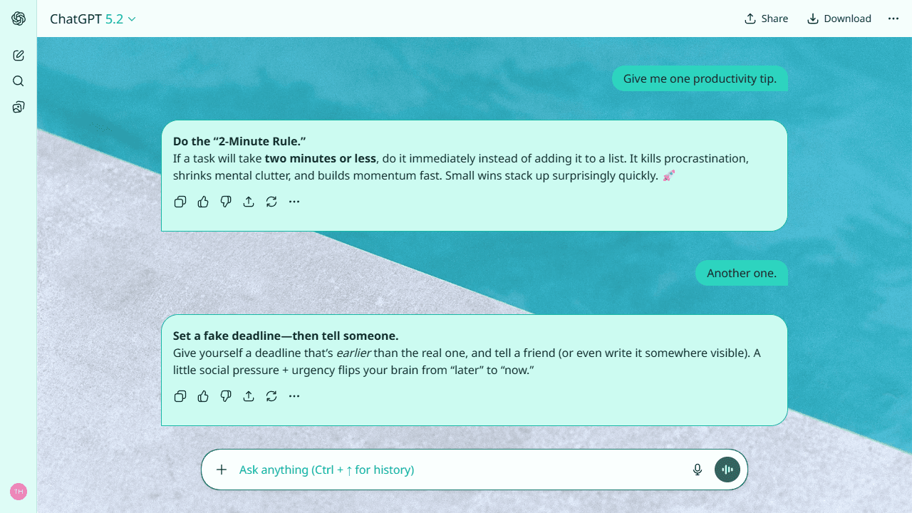 Gentle Surface theme preview