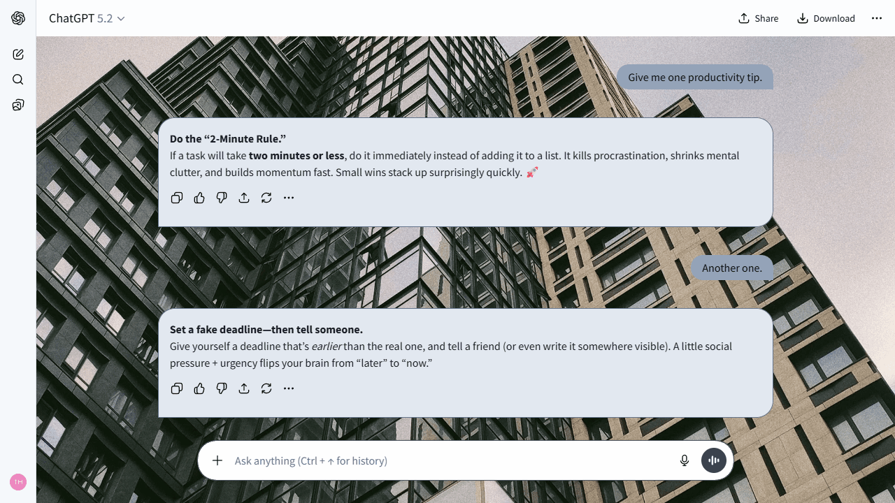 Glowing Layer theme preview