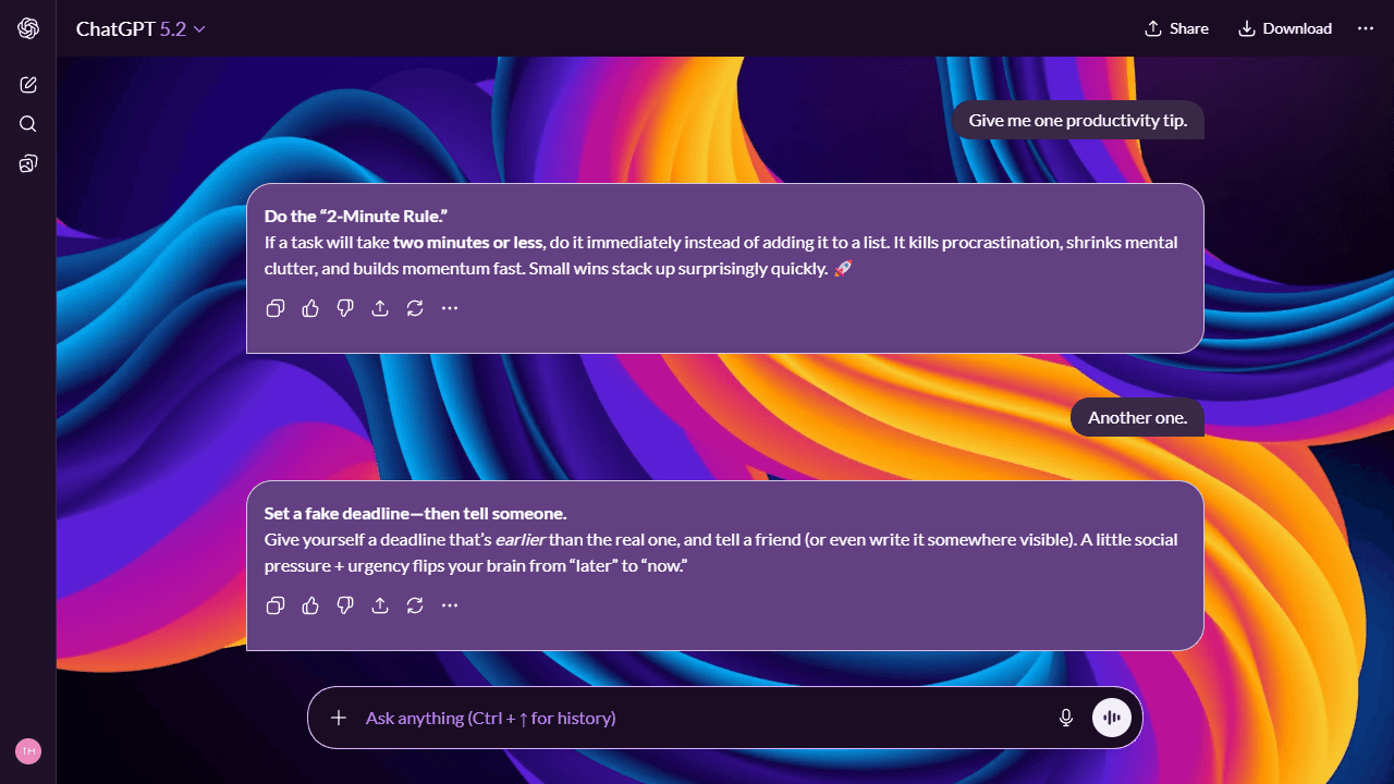 Glowing Tessell theme preview