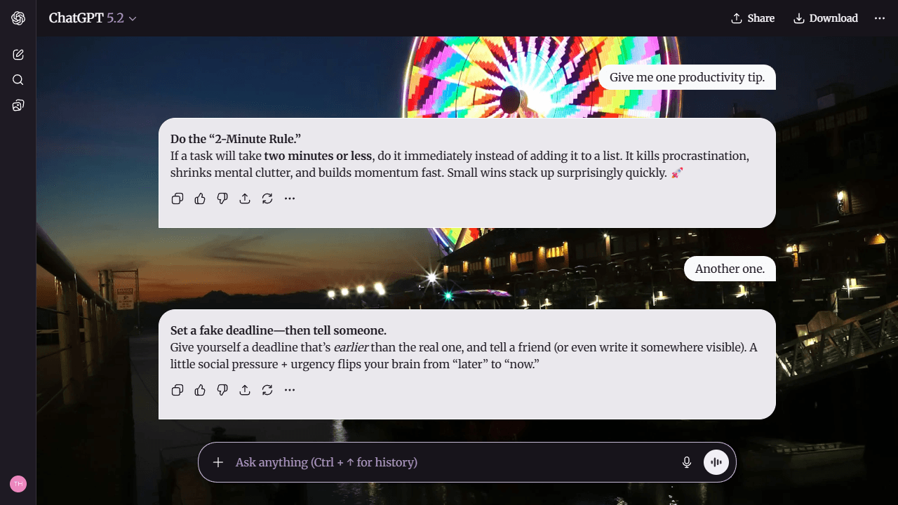 Hidden Dusk theme preview