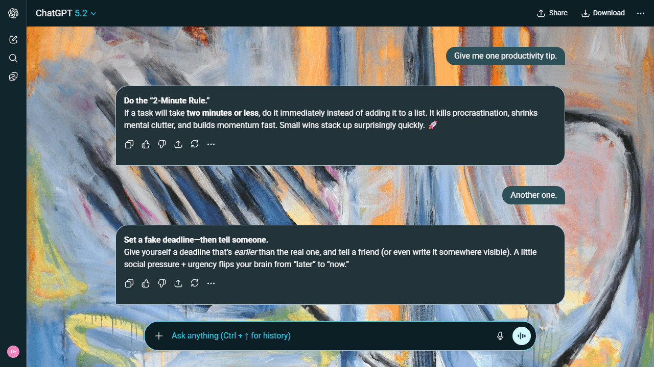 Hidden Trace theme preview