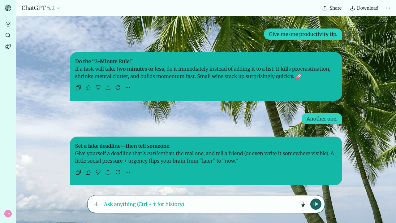 Misty Lagoon theme preview