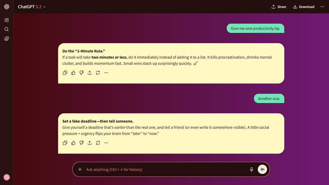 Mosaic Rise theme preview