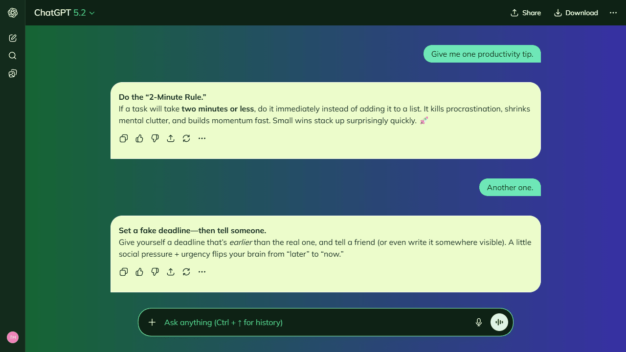 Aether Flow theme preview