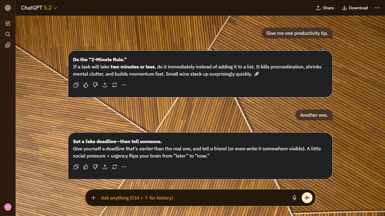 Calm Tactile theme preview