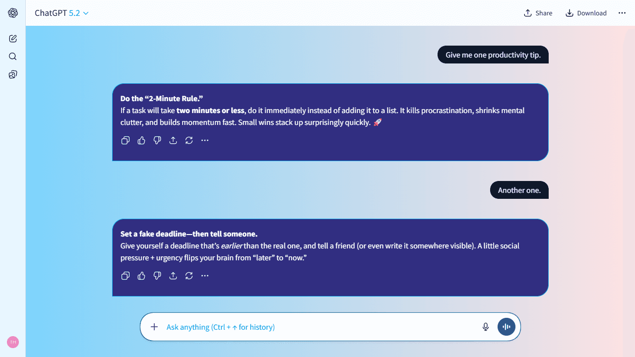 Cascade Rise theme preview